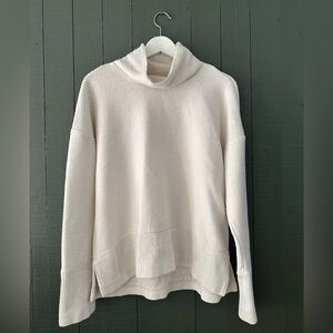 CALIA Elevate Rib Mock Neck Sweatshirt